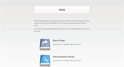 Desktop Screenshot of paxs.mspace.fm