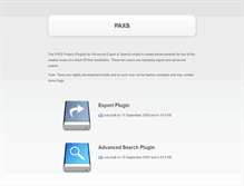 Tablet Screenshot of paxs.mspace.fm