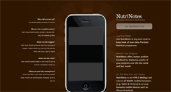 Desktop Screenshot of nutrinotes.mspace.fm